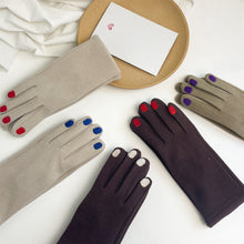 Load image into Gallery viewer, Fashion Nail Polish Gloves Grace Lady Winter Vintage Full Finger Glove Women Thick Driving Touch Screen Warm Mittens Female