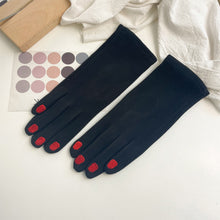 Load image into Gallery viewer, Fashion Nail Polish Gloves Grace Lady Winter Vintage Full Finger Glove Women Thick Driving Touch Screen Warm Mittens Female