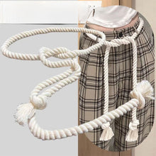 Load image into Gallery viewer, 1PC Retro Thick Rope Belt Women's Ins Style Decorative Versatile Jeans Belt Student Y2K Men's Waist Belt
