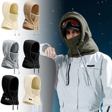 Load image into Gallery viewer, Winter Outdoor Cycling Skiing Thermal Headgear Windproof Cold Protection Full Face Mask Polar Fleece Thickened Hat Scarf Earmuffs Integrated Gear