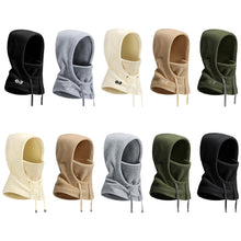 Load image into Gallery viewer, Winter Outdoor Cycling Skiing Thermal Headgear Windproof Cold Protection Full Face Mask Polar Fleece Thickened Hat Scarf Earmuffs Integrated Gear