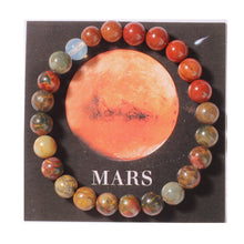 Load image into Gallery viewer, Solar System Planets Stone Bracelet Lucky Charm Moon Sun Saturn Bead Daily Wear & Meditation For Men Hand Rosary Accessories