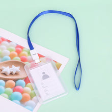 Load image into Gallery viewer, Clear Card Holder Badge Lanyard Office School Employee ID Badge For Workers Staff Students Event Visitors ID Card Accessories