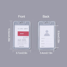 Load image into Gallery viewer, Clear Card Holder Badge Lanyard Office School Employee ID Badge For Workers Staff Students Event Visitors ID Card Accessories