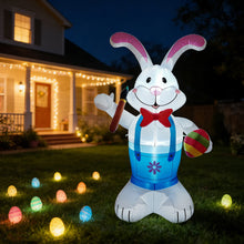 Load image into Gallery viewer, 5.9/8.9FT Easter Glowing Inflatable Balloon Bunny/Carrot/Egg Figure LED Waterproof Holiday Easter Celebration Spring Garden Yard Lawn Decor