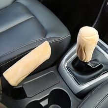Load image into Gallery viewer, 1Set Winter Short Plush Hand Warmer Comfortable Car Handbrake Cover Handle Cover Handle Cover Car Interior Accessories