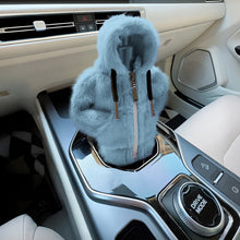 Load image into Gallery viewer, Universal Car Gear Change Lever Sweatshirt Covers Shifter Knob Hoodie Car Decoration Gear Lever Cover Speed Lever Sweatshirt