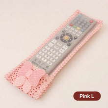 Load image into Gallery viewer, Lace Fabric Remote Cover Dust-Proof Washable Soft Stretch Sleeve for TV & AC Remote Controller Home Electronic Accessory
