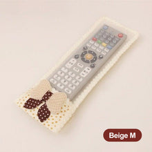 Load image into Gallery viewer, Lace Fabric Remote Cover Dust-Proof Washable Soft Stretch Sleeve for TV & AC Remote Controller Home Electronic Accessory