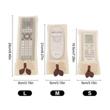 Load image into Gallery viewer, Lace Fabric Remote Cover Dust-Proof Washable Soft Stretch Sleeve for TV & AC Remote Controller Home Electronic Accessory