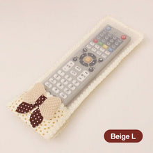 Load image into Gallery viewer, Lace Fabric Remote Cover Dust-Proof Washable Soft Stretch Sleeve for TV & AC Remote Controller Home Electronic Accessory
