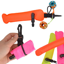 Load image into Gallery viewer, Mini SMB Float Signal Tube High Visibility Emergency Signal Stick Diver Keychain Pendant