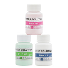 Load image into Gallery viewer, 30ml pH Calibration Liquid Buffer 4.00/6.86/9.18 3-Point Standard Solution for pH Tester Lab & Water Quality Testing Ready-to-Use