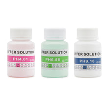 Load image into Gallery viewer, 30ml pH Calibration Liquid Buffer 4.00/6.86/9.18 3-Point Standard Solution for pH Tester Lab & Water Quality Testing Ready-to-Use