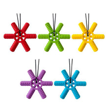 Load image into Gallery viewer, 1Pcs BPA Free Silicone Teether Cartoon Sensory Chew Necklace Pendant Oral Motor Chewy Toy Therapy Tools For Kids