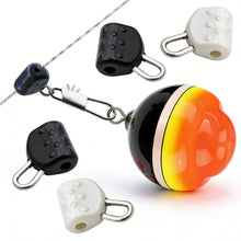 Load image into Gallery viewer, 15PCS Metal Quick Snap Abalone Float Clip Anti-Slip Sea Fishing Float Connector Link Fishing Tackle Small Accessories