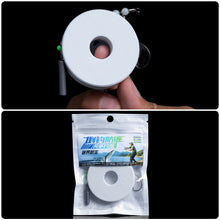 Load image into Gallery viewer, 1Roll Anti-Tangle Drop Shot Kite Fishing Line 3-Way Swivel Anti-Snag Lure Fishing Rig for Black Pit Bass Perch