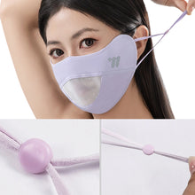 Load image into Gallery viewer, Ice Silk Sun Protection Face Mask Breathable Mesh Design UV Protection Mask with Eye Protection for Outdoor Cycling