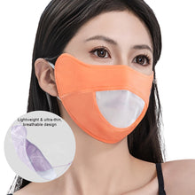 Load image into Gallery viewer, Ice Silk Sun Protection Face Mask Breathable Mesh Design UV Protection Mask with Eye Protection for Outdoor Cycling