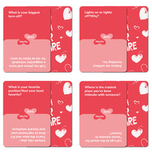Load image into Gallery viewer, Truth or Challenge Card Game for Couples Romantic Conversation Starter Cards for Date Night Gift for Him and Her