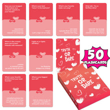 Load image into Gallery viewer, Truth or Challenge Card Game for Couples Romantic Conversation Starter Cards for Date Night Gift for Him and Her