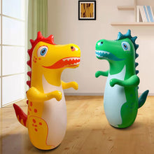 Load image into Gallery viewer, Cute Dinosaur Self-Righting Punching Toy for Kids Inflatable Punching Column Home Office Stress Relief Sensory Play Standing Punch Bag