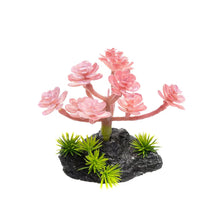 Load image into Gallery viewer, Simulated Succulent Lifelike Fake Plant Reptile Terrarium Decor Artificial Greenery for Vivarium Aquarium Fish Tank Landscaping Home Ornament Gift