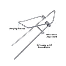 Load image into Gallery viewer, Simple Metal Ground Spike Fishing Rod Holder Metal Pole Rest Support Rack Sea and Hand Rod Ground Spike Stand Fishing Accessories