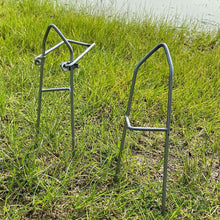 Load image into Gallery viewer, Simple Metal Ground Spike Fishing Rod Holder Metal Pole Rest Support Rack Sea and Hand Rod Ground Spike Stand Fishing Accessories