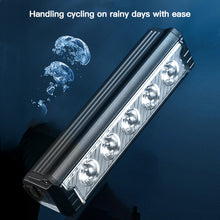Load image into Gallery viewer, Aluminum Horizontal Mount Bike High-brightness Headlight White Yellow Dual Light Source Type-C Charging Night Riding Warning Light Cycling Accessory