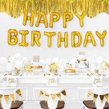 Load image into Gallery viewer, Wave Fringe Rain Curtain Shimmering Foil Tinsel Backdrop Wall Decoration for Birthday Party Wedding Photo Booth DIY Home Decor Celebration Event Supplies