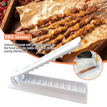 Load image into Gallery viewer, Portable Kebab Maker Manual Meat Skewer Tool for Outdoor Camping Backyard BBQ Party Reusable BBQ Accessory Gift for Grilling Enthusiast Home Kitchen