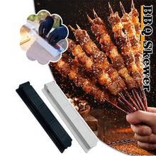 Load image into Gallery viewer, Portable Kebab Maker Manual Meat Skewer Tool for Outdoor Camping Backyard BBQ Party Reusable BBQ Accessory Gift for Grilling Enthusiast Home Kitchen