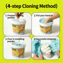 Load image into Gallery viewer, Creative Clone Finger Model DIY Plaster Hand Mold Kit for Kids Family Lovers Craft Activity Make Your Own Keepsake for Parent-Child Toy