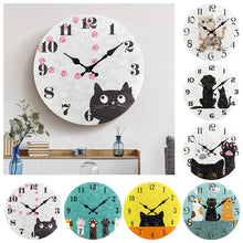 Load image into Gallery viewer, 12inch Creative Wall Clock Silent Quartz Movement Hanging Clock Kitchen Bedroom Living Room Simplicity Decor Housewarming Gift For Friends
