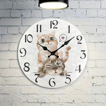 Load image into Gallery viewer, 12inch Creative Wall Clock Silent Quartz Movement Hanging Clock Kitchen Bedroom Living Room Simplicity Decor Housewarming Gift For Friends