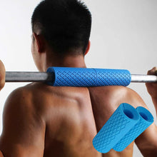 Load image into Gallery viewer, 2PCS Dumbbell and Barbell Grip Sleeve Thickened Anti-Slip Silicone Handle Cover Fitness Equipment Accessories