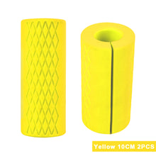 Load image into Gallery viewer, 2PCS Dumbbell and Barbell Grip Sleeve Thickened Anti-Slip Silicone Handle Cover Fitness Equipment Accessories