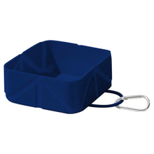 Load image into Gallery viewer, Outdoor Collapsible Silicone Pet Bowl with Carabiner Leak-proof Lightweight Bowl for Water and Food Camping Bowl
