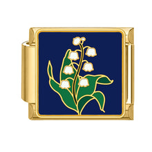 Load image into Gallery viewer, 9mm Stainless Steel DIY Accessories Gold Italian Charm Links Moon Flower Ocean Fashion Jewelry Bracelet Accessories