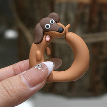 Load image into Gallery viewer, Cute Dachshund Decorative Epoxy Resin Ornaments Office Desktop Home Decoration Healing Stress-Relieving Gift