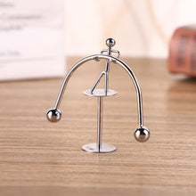 Load image into Gallery viewer, Creative Meatl Figure Weightlifting Balance Craft Ornament Swinging Balance Ball Toy Desk Decoration Home Office Stress Relief