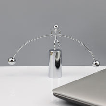 Load image into Gallery viewer, Creative Meatl Figure Weightlifting Balance Craft Ornament Swinging Balance Ball Toy Desk Decoration Home Office Stress Relief
