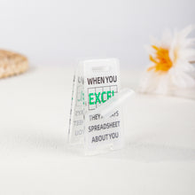 Load image into Gallery viewer, Creative Acrylic Desk Warning Sign Leave Me Alone Humorous Office Room Home Decoration Funny Desktop Ornament