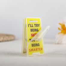 Load image into Gallery viewer, Creative Acrylic Desk Warning Sign Leave Me Alone Humorous Office Room Home Decoration Funny Desktop Ornament