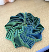 Load image into Gallery viewer, 3D Printed Fractal Fidget Star Expanded Sensory Hexagon Spinner Geometric Home Desk Decoration Ornament Stress Relief Toy