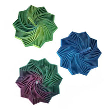 Load image into Gallery viewer, 3D Printed Fractal Fidget Star Expanded Sensory Hexagon Spinner Geometric Home Desk Decoration Ornament Stress Relief Toy