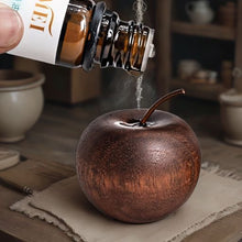 Load image into Gallery viewer, Wooden Essential Oil Diffuser Apple Shaped Aromatherapy Ornament Portable Fragrance Diffuser Creative Home Car Decoration