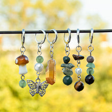 Load image into Gallery viewer, Colorful Beads Crystal Butterfly Tassel Hair Braid Rings Ethnic Style Short Hair Chains Fashion Braiding Hair Accessories for Girls