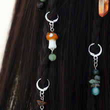 Load image into Gallery viewer, Colorful Beads Crystal Butterfly Tassel Hair Braid Rings Ethnic Style Short Hair Chains Fashion Braiding Hair Accessories for Girls